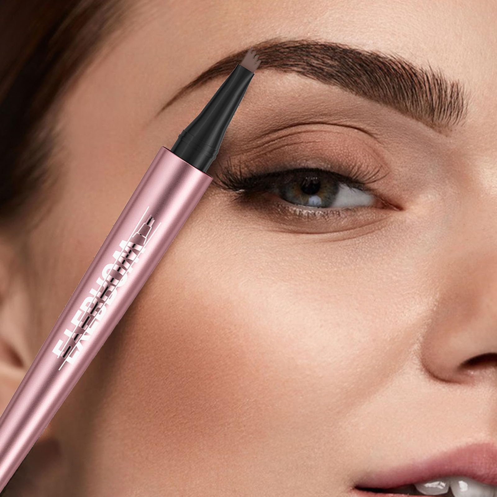 Олівець для брів Wasserdichter 3D Augenbrauenstift 4 Gabelspitzen, фото №4