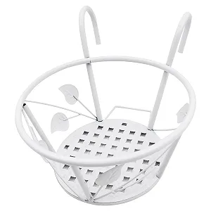 Подвесной держатель для цветочных горшков Набор 3 шт. Круглый Для перил Железный Для сада и балкона Белый цена на synthetic.ua - Фото 1 Подвесной держатель для цветочных горшков Набор 3 шт. Круглый Для перил Железный Для сада и балкона Белый synthetic.ua - Фото 1