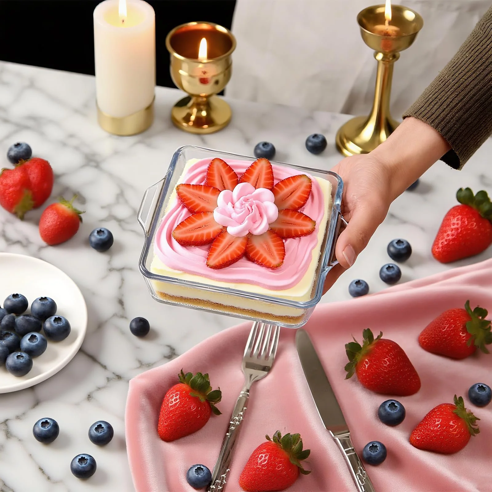 Форма для запекания IIRC 21,3 x 15 x 5 см 1 л стеклянная прозрачная, фото №4