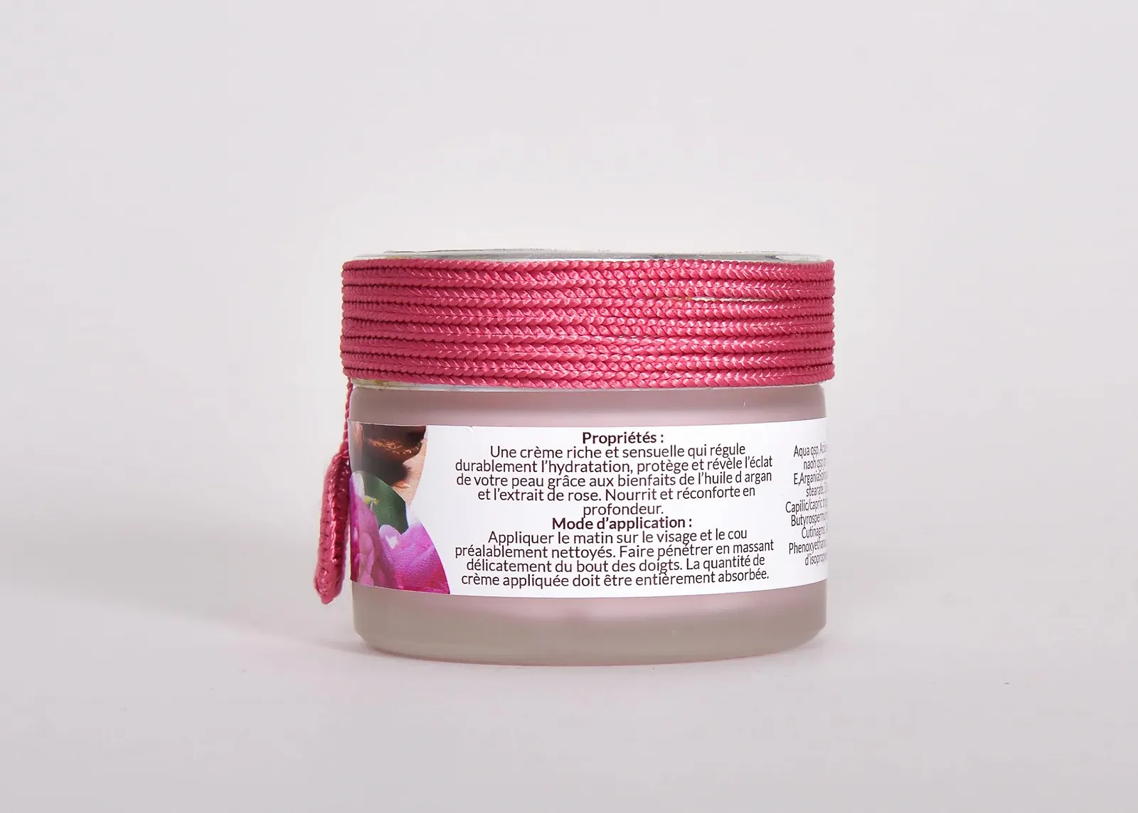 Зволожувальний крем для обличчя та шиї Argan and Pink з аргановою олією та трояндою, фото №3 Зволожувальний крем для обличчя та шиї Argan and Pink з аргановою олією та трояндою, фото №3