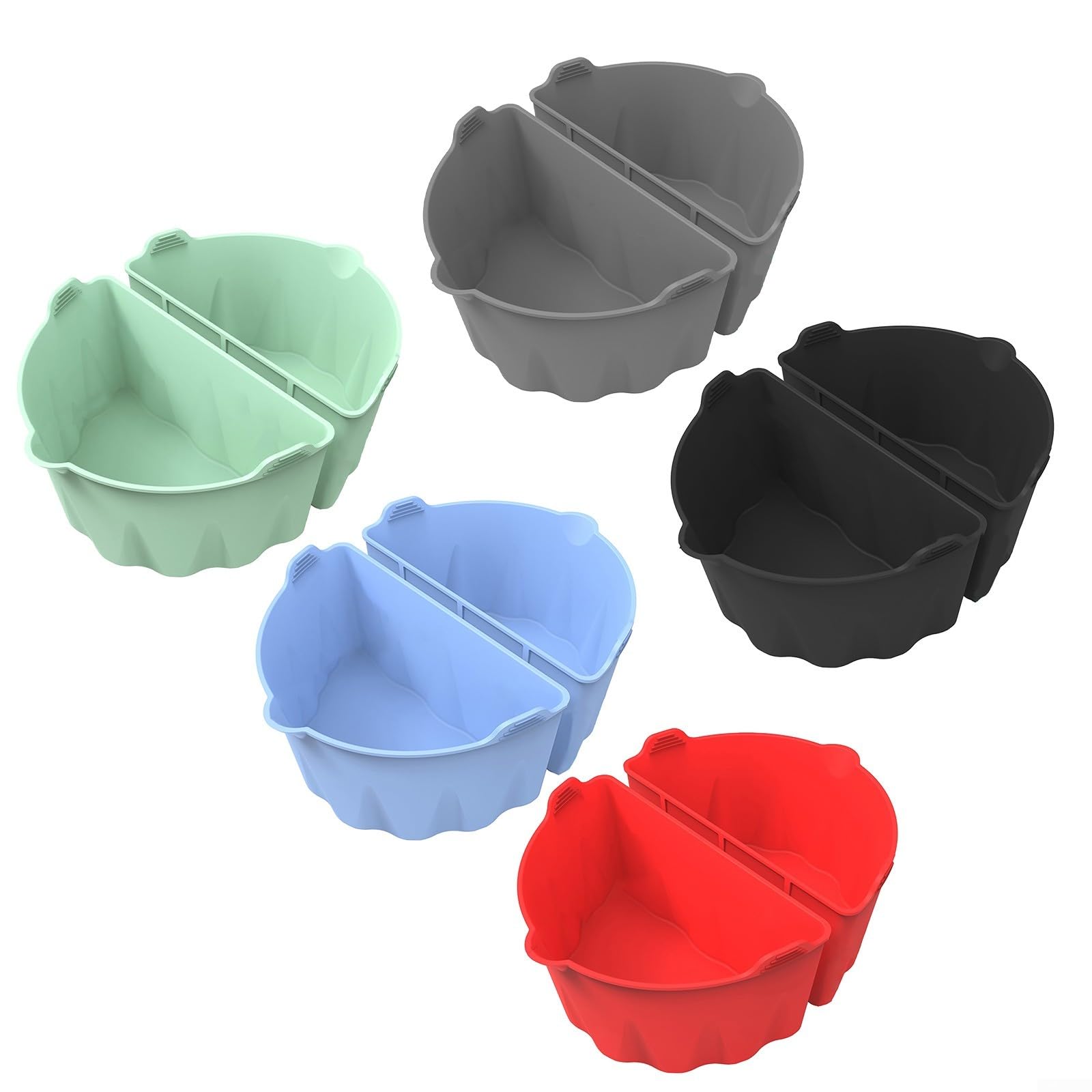 Разделитель BPA Free Silicone Reusable Divider Liner для мультиварки 67QT голубой, фото №3