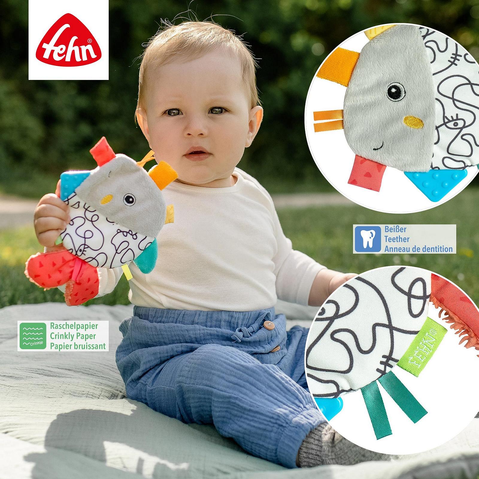 Игрушка-шуршалка Fehn Рыба шуршит, чтобы чувствовать, хватать, слушать, играть и издавать звуки, фото №3 Игрушка-шуршалка Fehn Рыба шуршит, чтобы чувствовать, хватать, слушать, играть и издавать звуки, фото №3