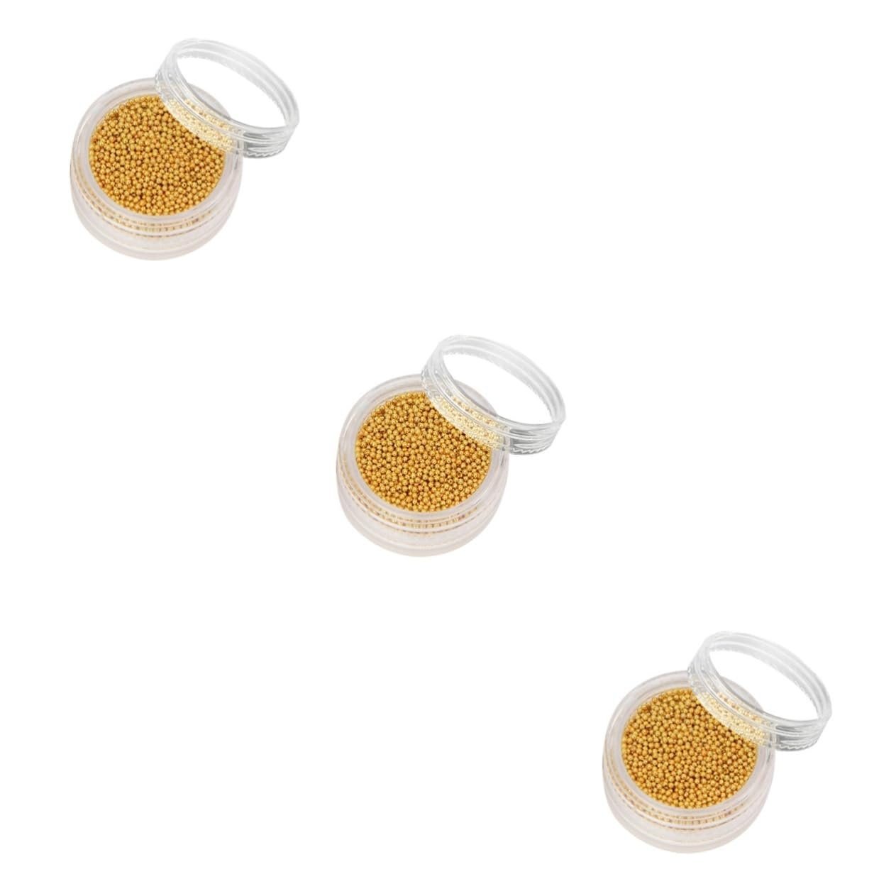 Круглі Healvian Сріблясті Мікро-кульки,, фото №1