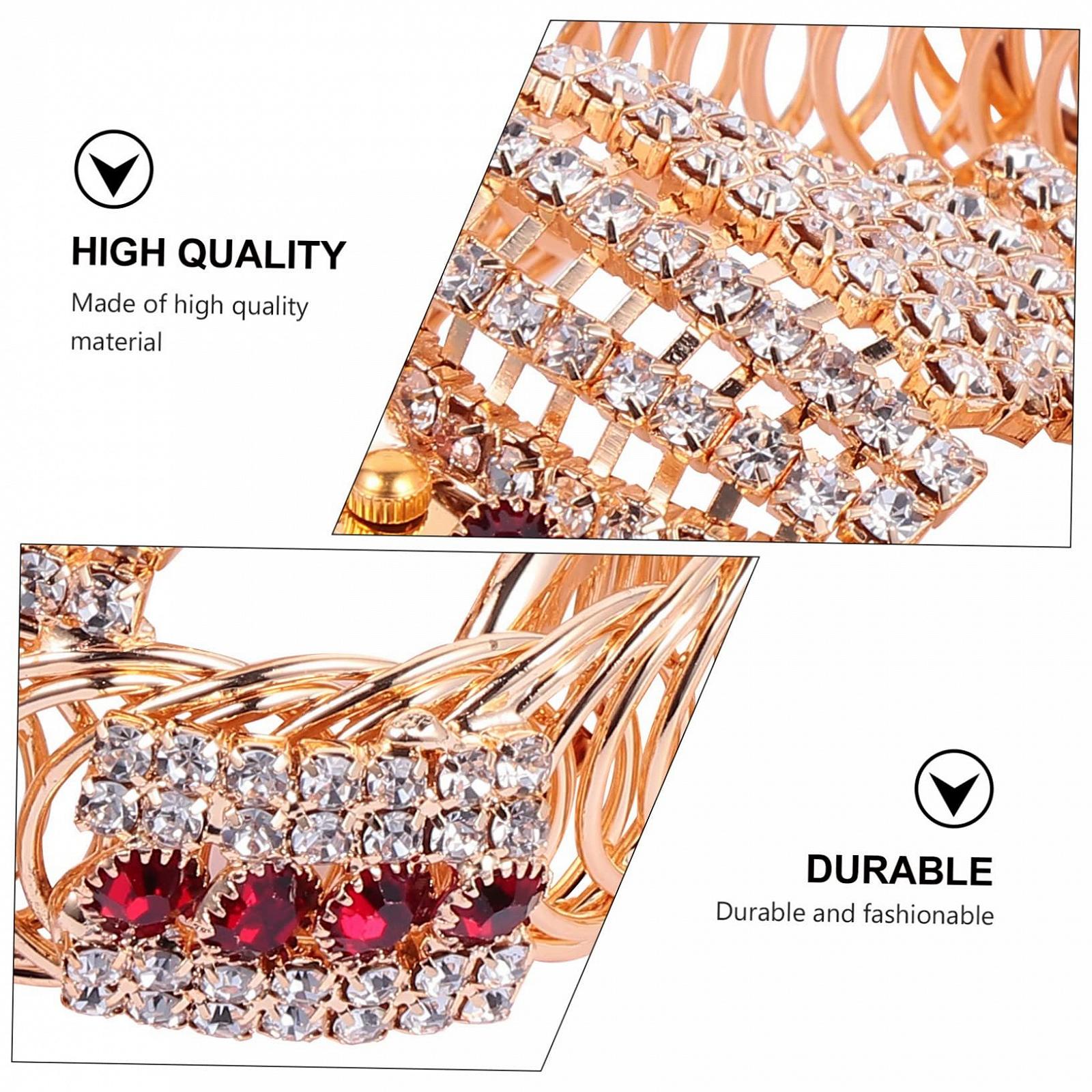 Кольцо-часы LIFKOME Женские Рождественские Подарки Сплав Красный, фото №8