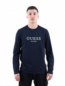 Футболка з довгими рукавами GUESS LS CN Iridescent Tee, G7v2 - Smart Blue, Large - Фото 1