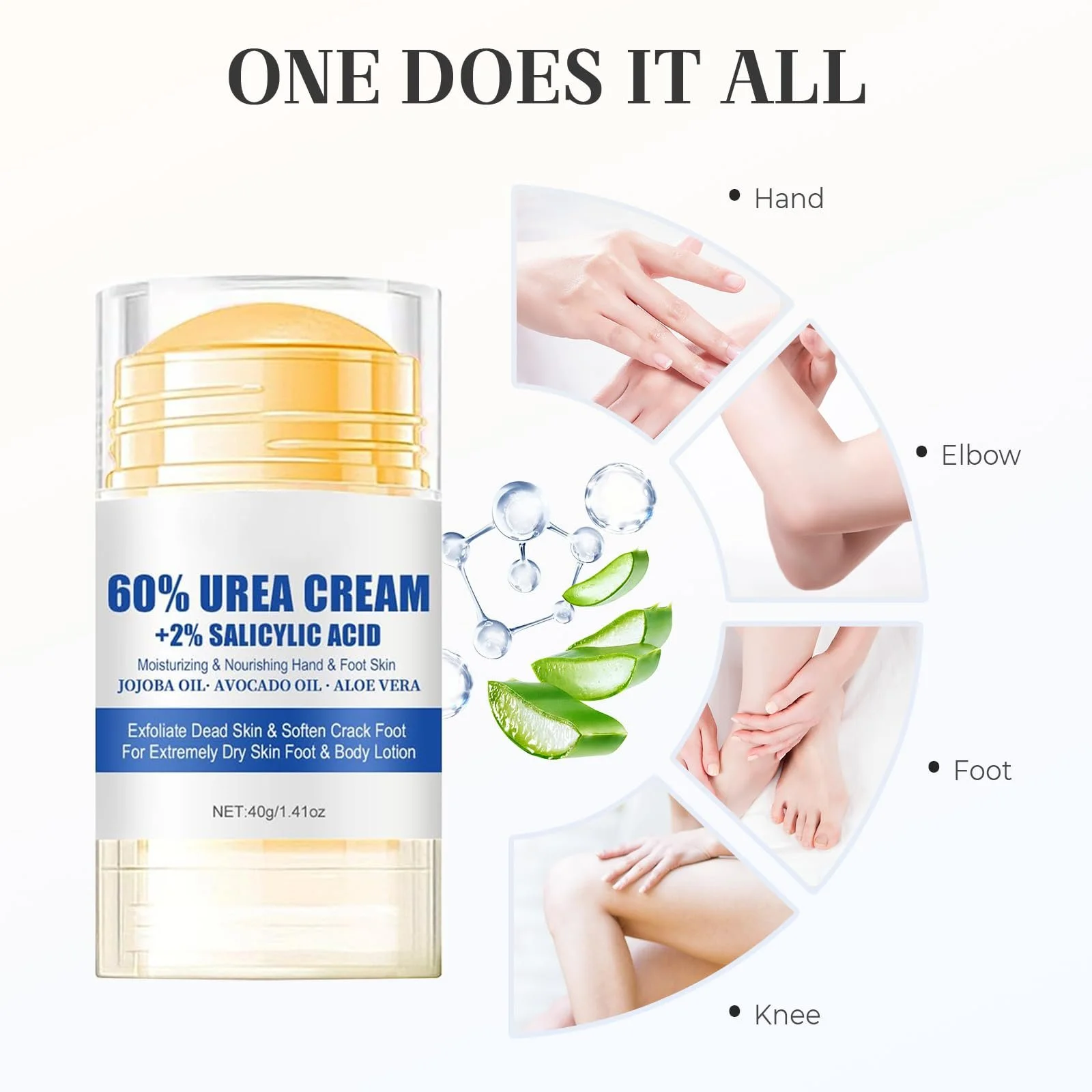 Крем для ног увлажняющий против трещин с 60% Urea 40 г, фото №5 Крем для ног увлажняющий против трещин с 60% Urea 40 г, фото №5