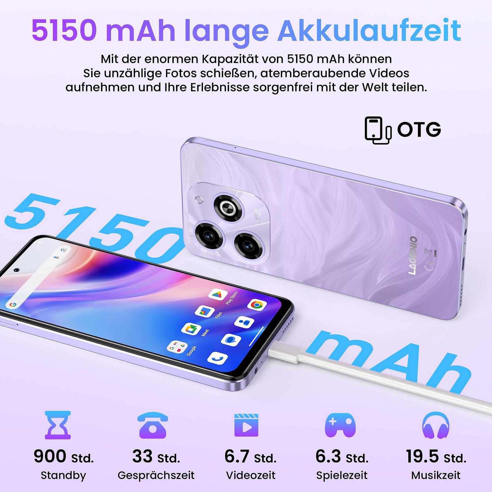 Смартфон LAGENIO A11 12/128GB 6.7" 120 Гц 5150 мАч Grey, фото №6