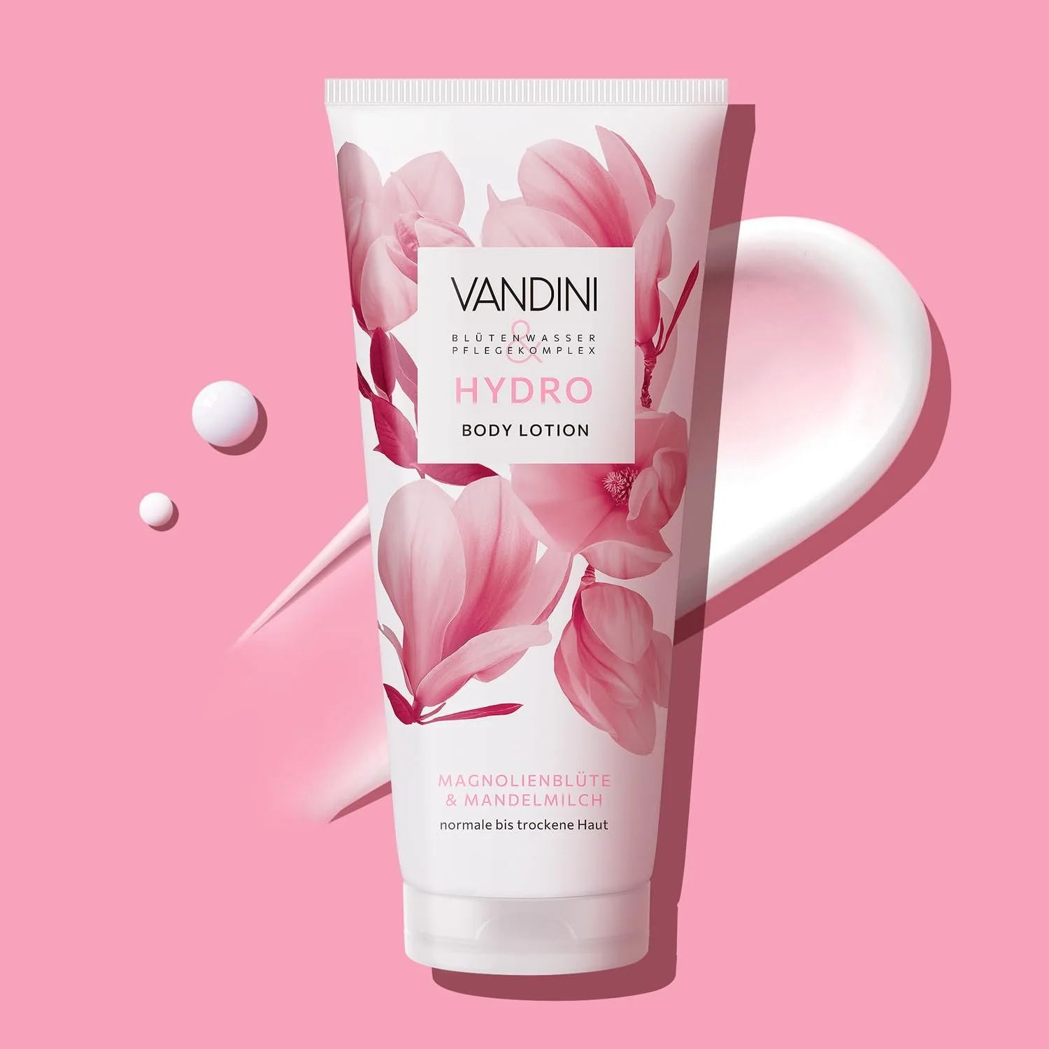 Лосьйон для тіла VANDINI HYDRO Жіночий 200 мл Квітка магнолії та Мигдальне молоко, фото №6