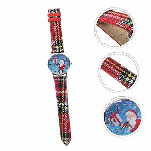 Часы WRITWAA Рождественский Санта Клаус Красный Зеркальный Материал Обычное Стеклянное Зеркало synthetic.ua - Фото 1