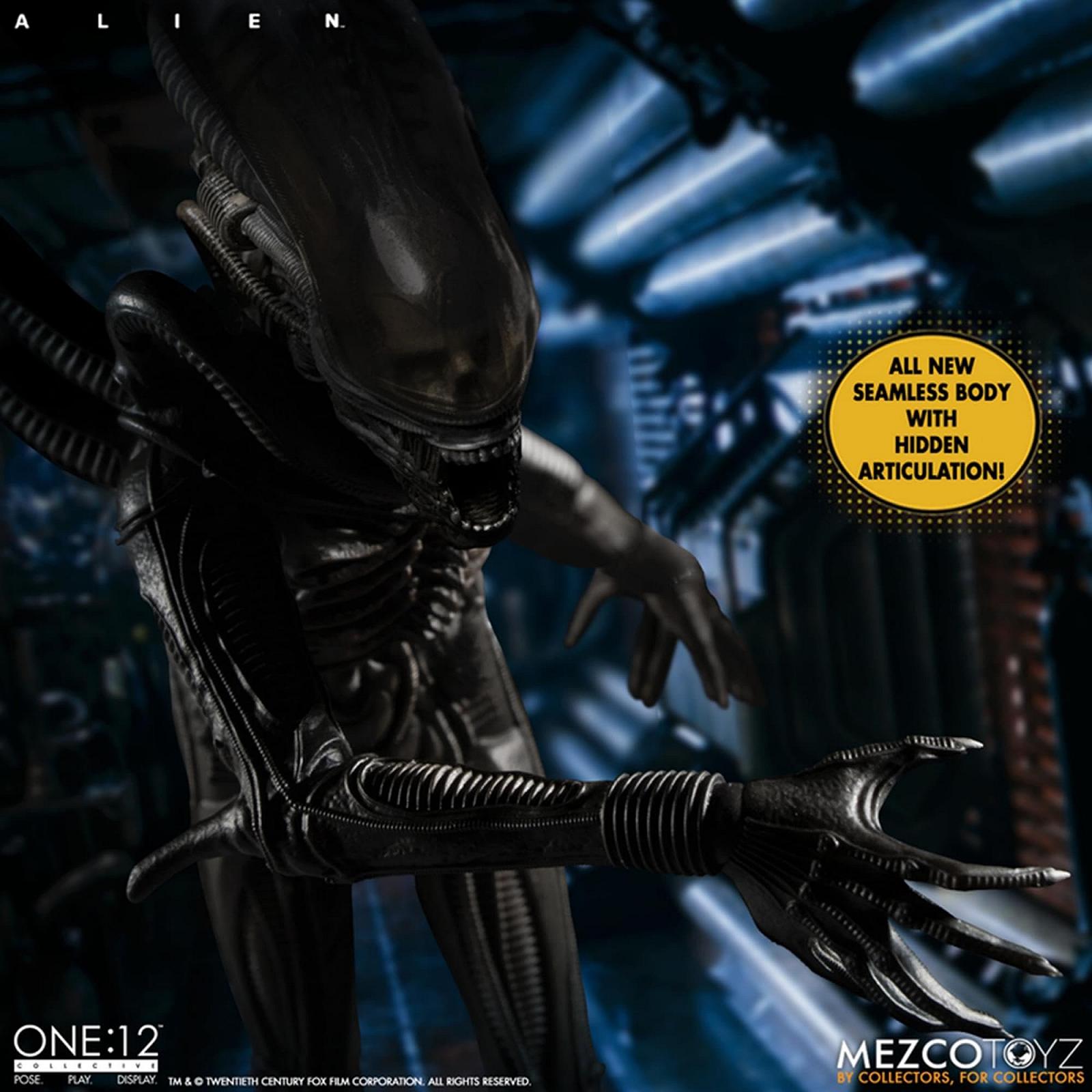 Фігурка Mezco Alien One:12 Collective Deluxe, різнокольорова, 100% пластик, фото №6