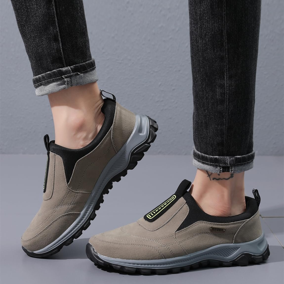 Ортопедичні Кросівки Sudychen Дихаючі Повсякденні Легкі Чоловічі Нековзкі, фото №7 Ортопедичні Кросівки Sudychen Дихаючі Повсякденні Легкі Чоловічі Нековзкі, фото №7