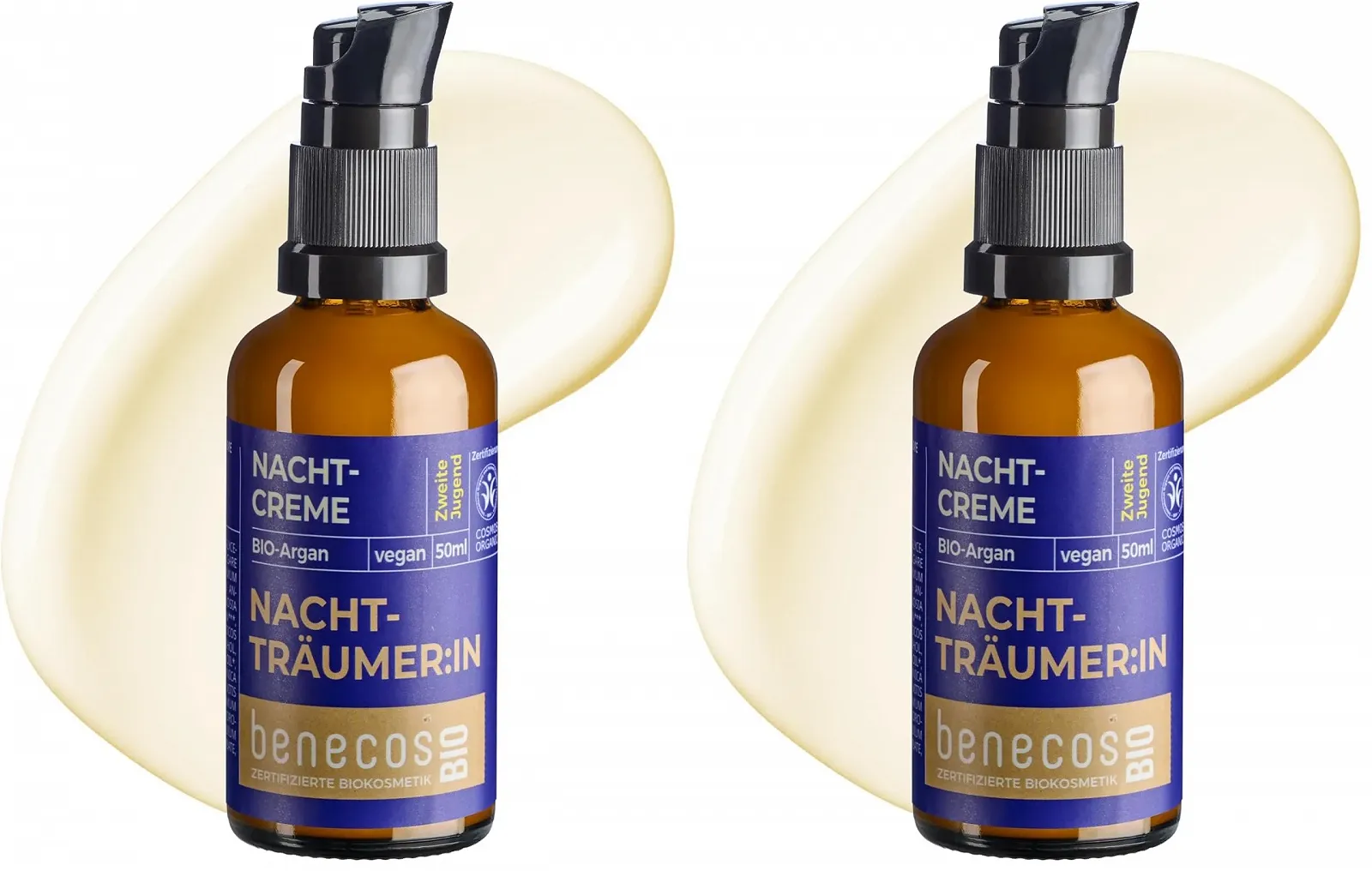 Нічний крем BenecosBIO Organic Argan & Organic Jojoba Oil 50 мл (Упаковка з 2 шт.), фото №1 Нічний крем BenecosBIO Organic Argan & Organic Jojoba Oil 50 мл (Упаковка з 2 шт.), фото №1