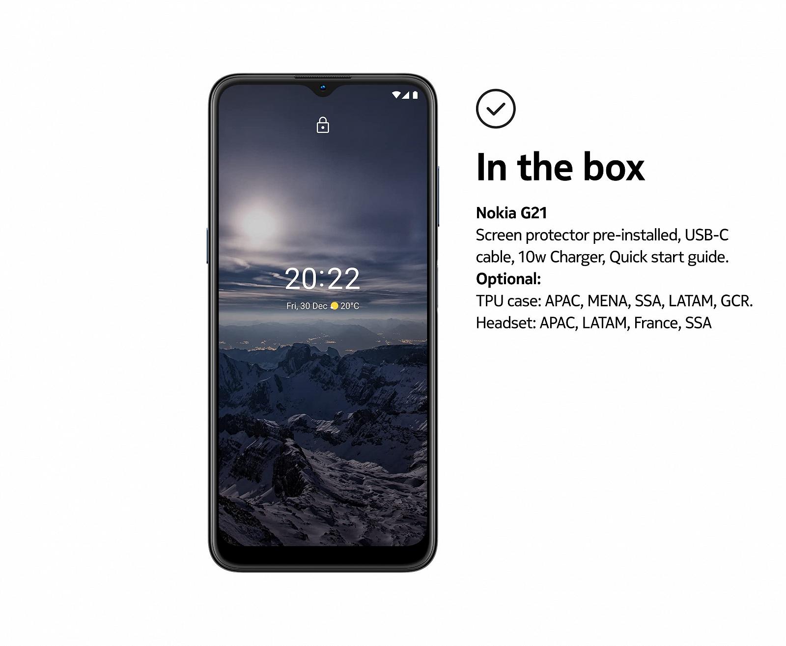 Смартфон Nokia G21 6.5 дюйма HD+ 90Hz Android 11 4GB RAM/64GB ROM uSD до 512GB 5050mAh 50MP 2MP 2MP 18W Nordic Blue, фото №6 Смартфон Nokia G21 6.5 дюйма HD+ 90Hz Android 11 4GB RAM/64GB ROM uSD до 512GB 5050mAh 50MP 2MP 2MP 18W Nordic Blue, фото №6