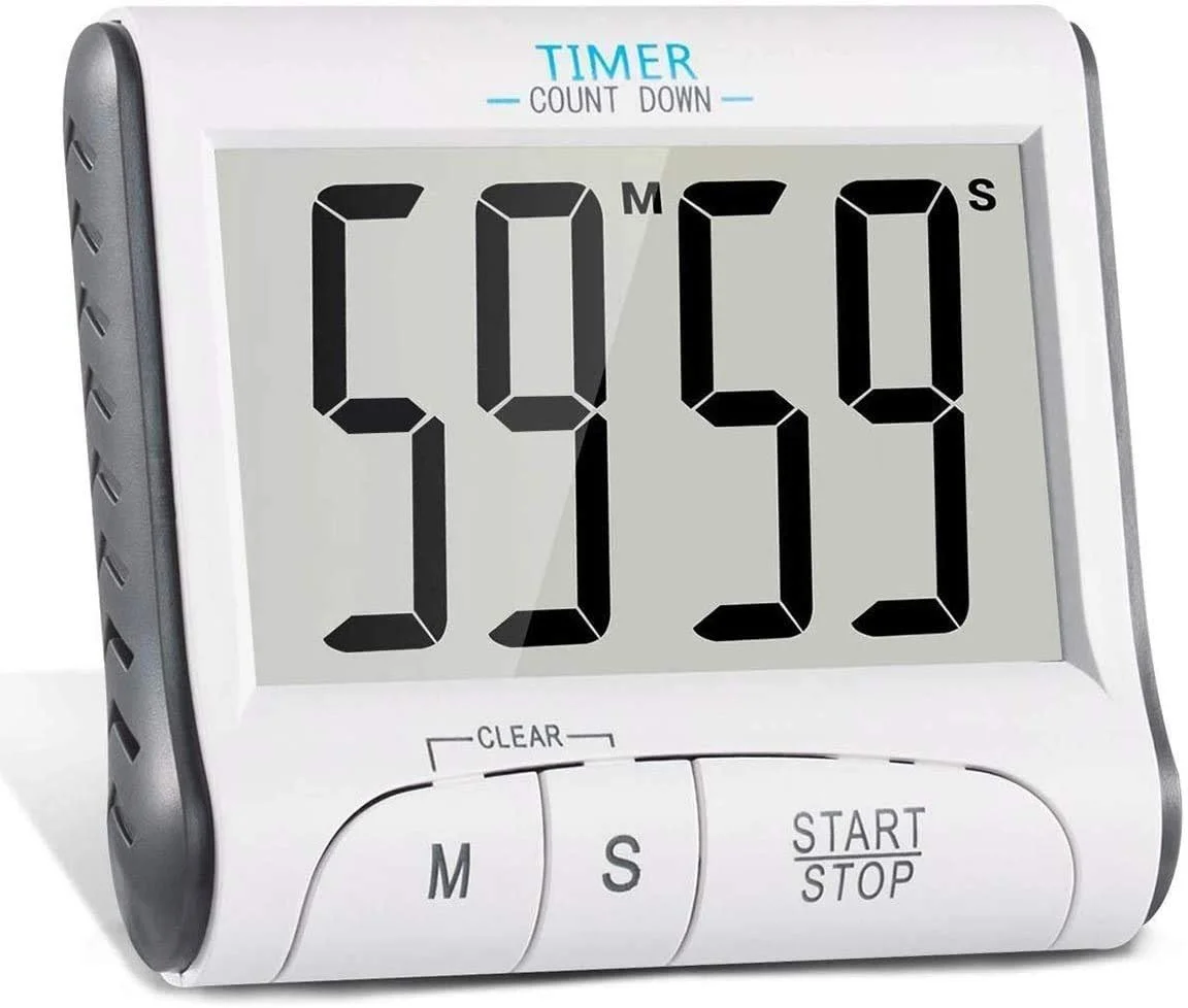 Таймер кухонный Digital Large Display Electronic Countdown Count up Magnetic Loud Alarm Stopwatch 24 Hours Clock, фото №1 Таймер кухонный Digital Large Display Electronic Countdown Count up Magnetic Loud Alarm Stopwatch 24 Hours Clock, фото №1