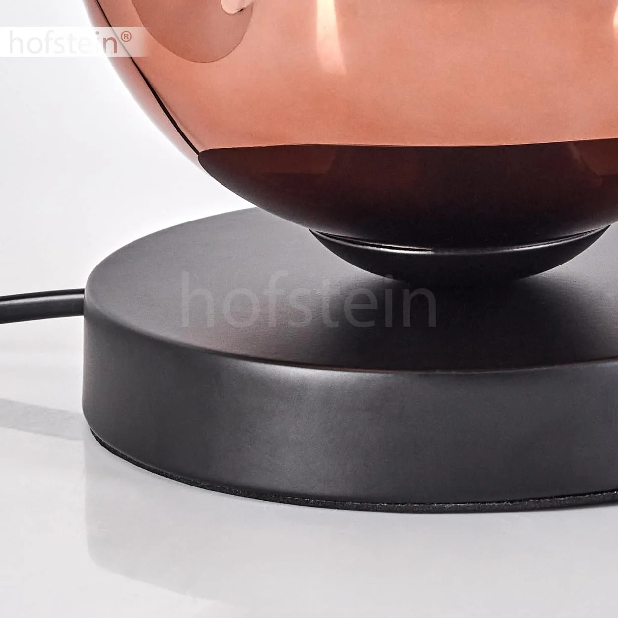 Настільна лампа Ripoll Metal / Glass Modern Retro / Vintage 15 см Black/Copper Colour, фото №7