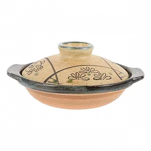 Кастрюля SOIMISS Japanese керамическая термостойкая с крышкой - Фото 1