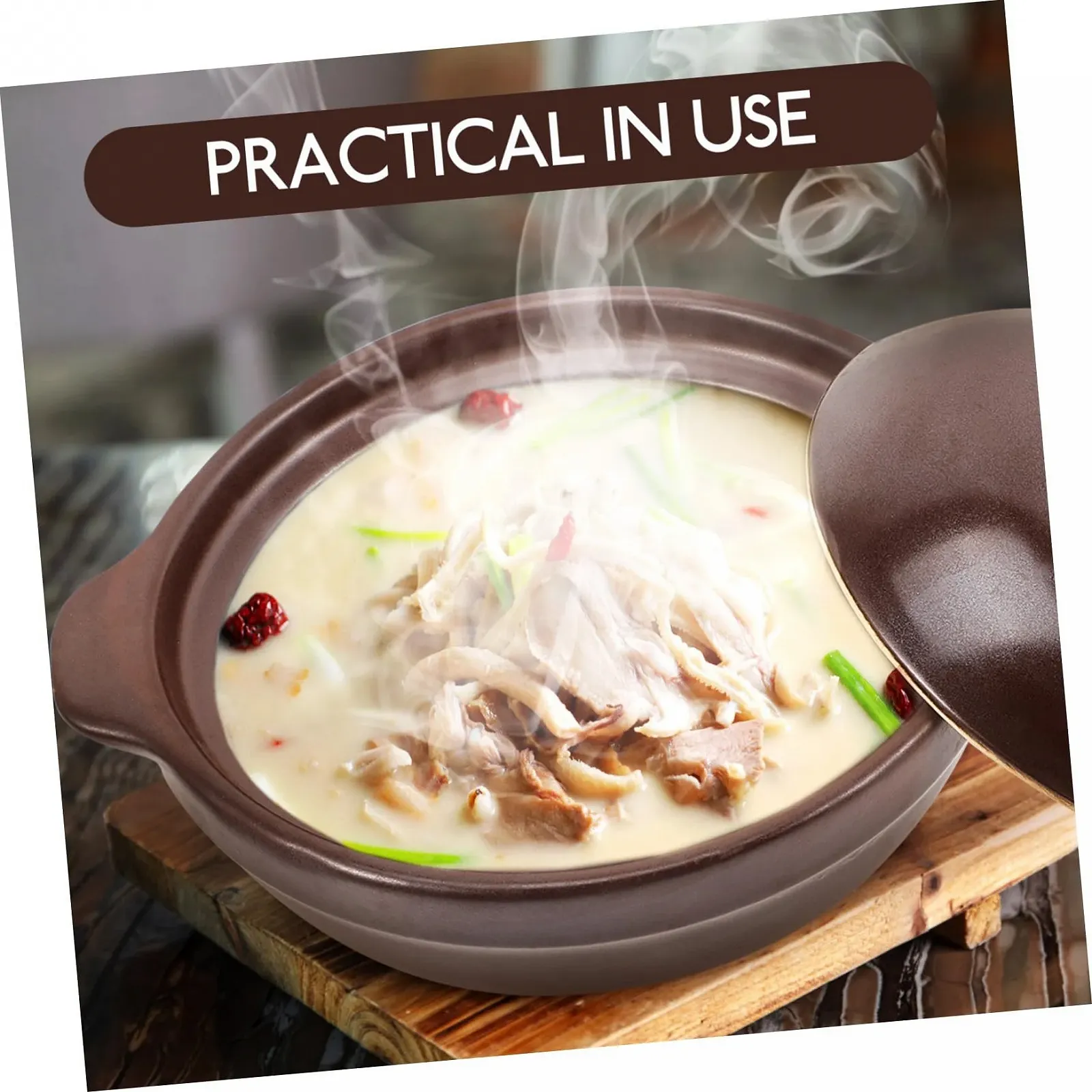 Кастрюля Cabilock Керамическая Маленькая С крышкой, фото №4 Кастрюля Cabilock Керамическая Маленькая С крышкой, фото №4