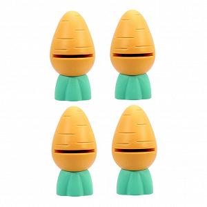 Міні-точильні камені NOLITOY 4 шт. У формі моркви - Фото 1