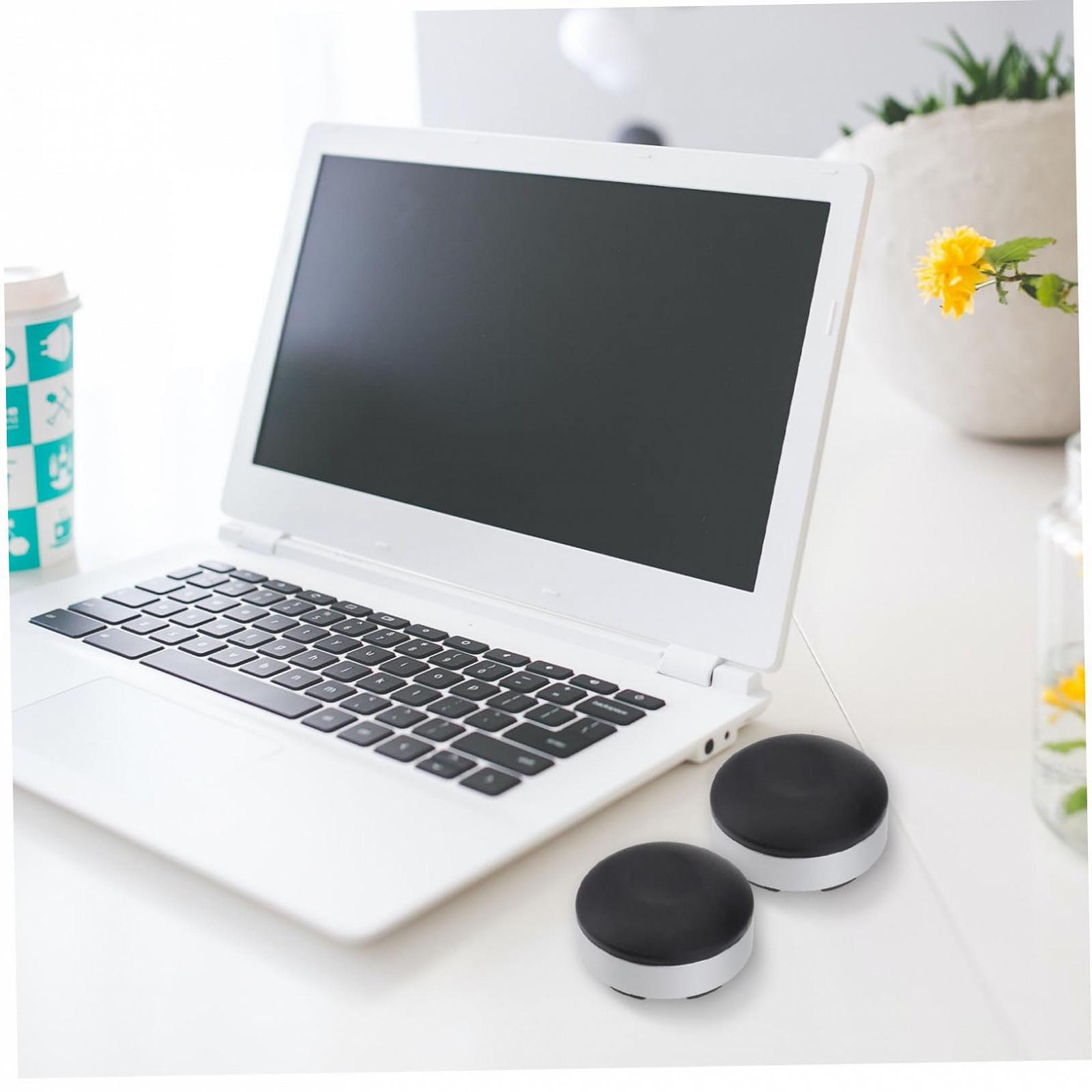 Подставка для ноутбука с рассеиванием тепла Портативная для дома/офиса Черная Приподнятая основа для улучшенной циркуляции воздуха, фото №4