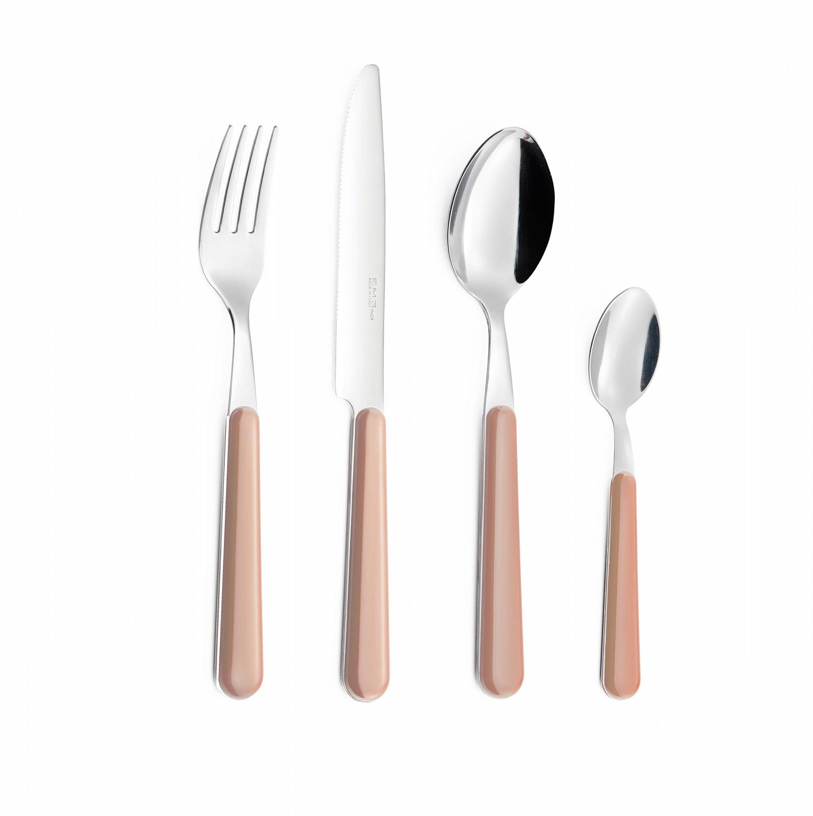 Набор столовых приборов EME POSATERIE Brio Pink 53, 24 предмета, фото №1 Набор столовых приборов EME POSATERIE Brio Pink 53, 24 предмета, фото №1