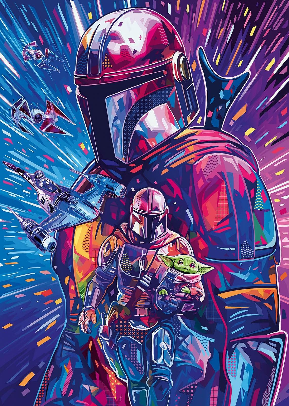 Пазл Ravensburger Star Wars The Mandalorian 500 элементов 49.70 x 69.90 см от 12 лет, фото №1