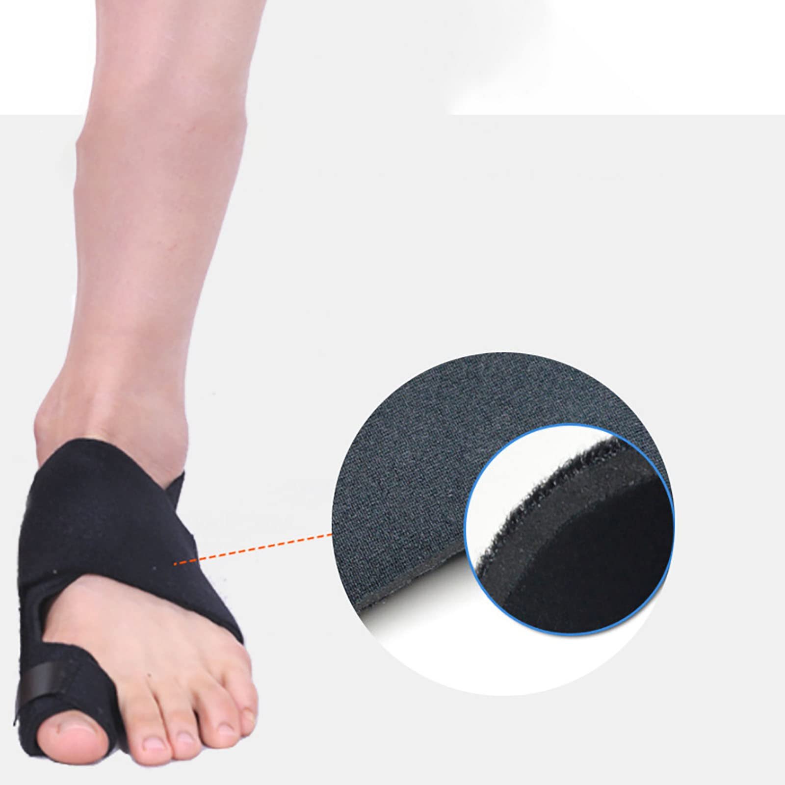 Коректор великого пальця стопи Захисні рукави для полегшення болю при бурситі Без хірургічної корекції Hallux Valgus, фото №5 Коректор великого пальця стопи Захисні рукави для полегшення болю при бурситі Без хірургічної корекції Hallux Valgus, фото №5