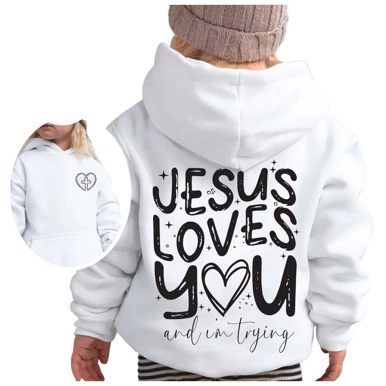 Толстовка для мальчиков 128 - осенне-зимняя толстовка с круглым вырезом, длинными рукавами и принтом букв, повседневная, фото №1