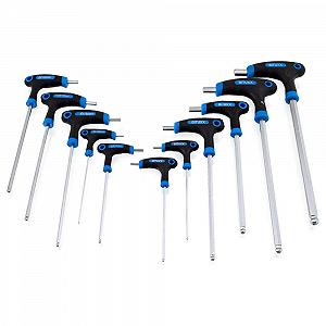 Набір викруток BITUXX 11 штук Hexagon Socket T Cross Handle 2-10 мм - Фото 1