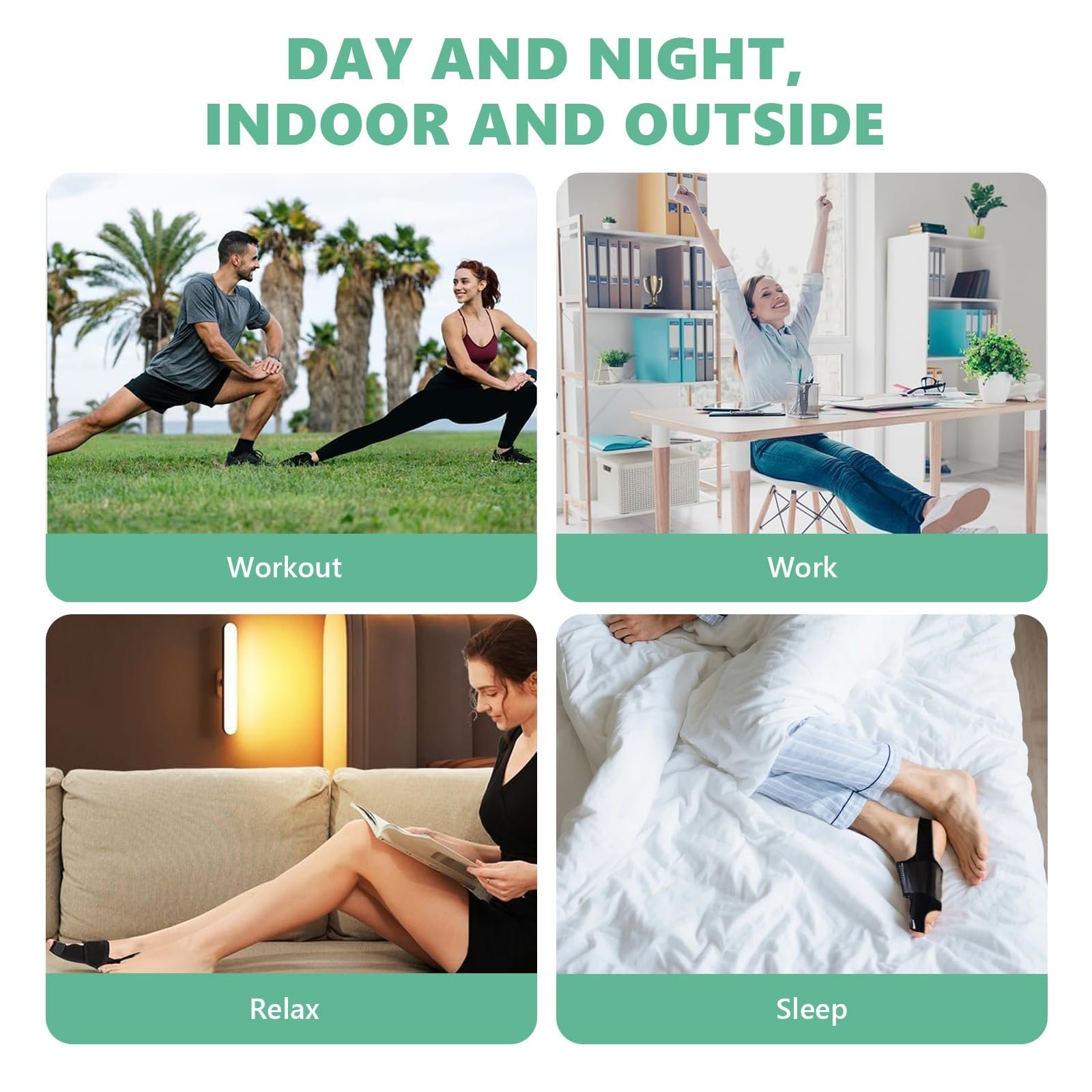 Шина для корекції Hallux Valgus, пов'язка Hallux Valgus для чоловіків і жінок, фото №6