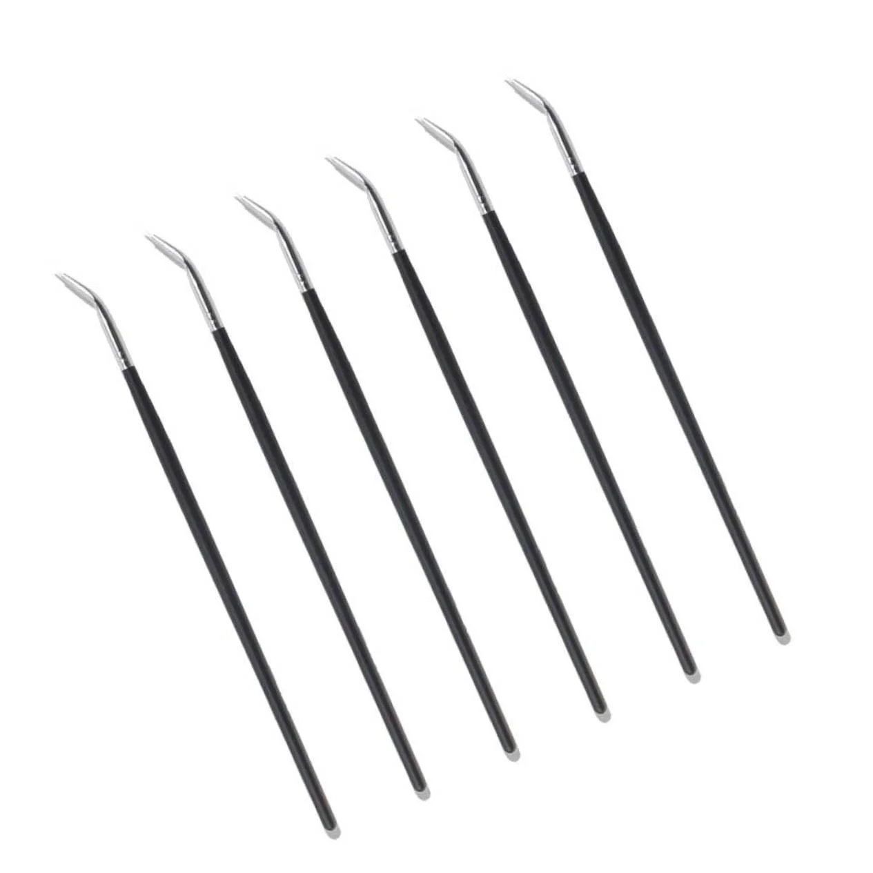 Набор кистей для подводки глаз FRCOLOR с длинной ручкой, фото №4