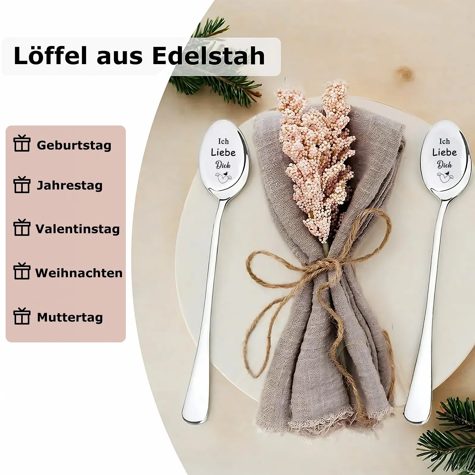 Ложка Кавова I Love You, фото №3