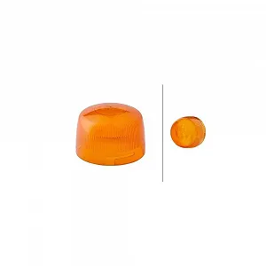 Стекло фары, проблесковый маячок HELLA 9EL 181 506-001 для SAME LIEBHERR - Фото 1