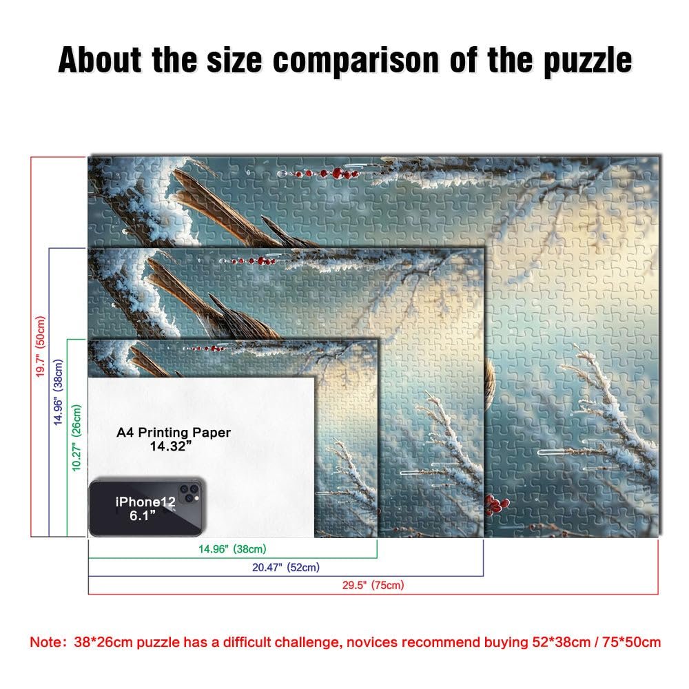 Пазл Robin Winter Вільшанка взимку 1000 елементів 26 x 38 см, фото №5