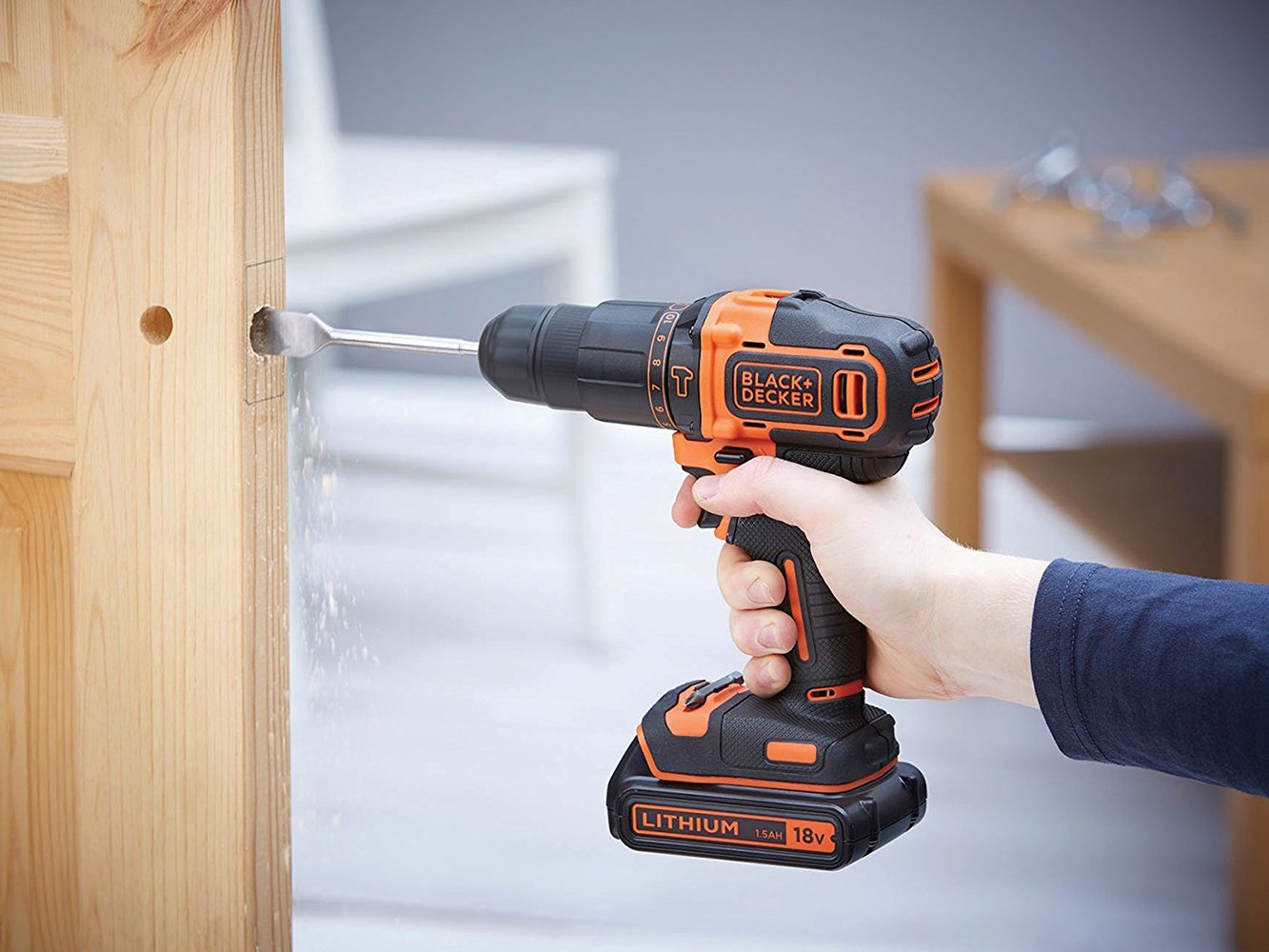 Гайковерт Black+Decker BDCHD18K-QW Аккумуляторный, фото №5 Гайковерт Black+Decker BDCHD18K-QW Аккумуляторный, фото №5