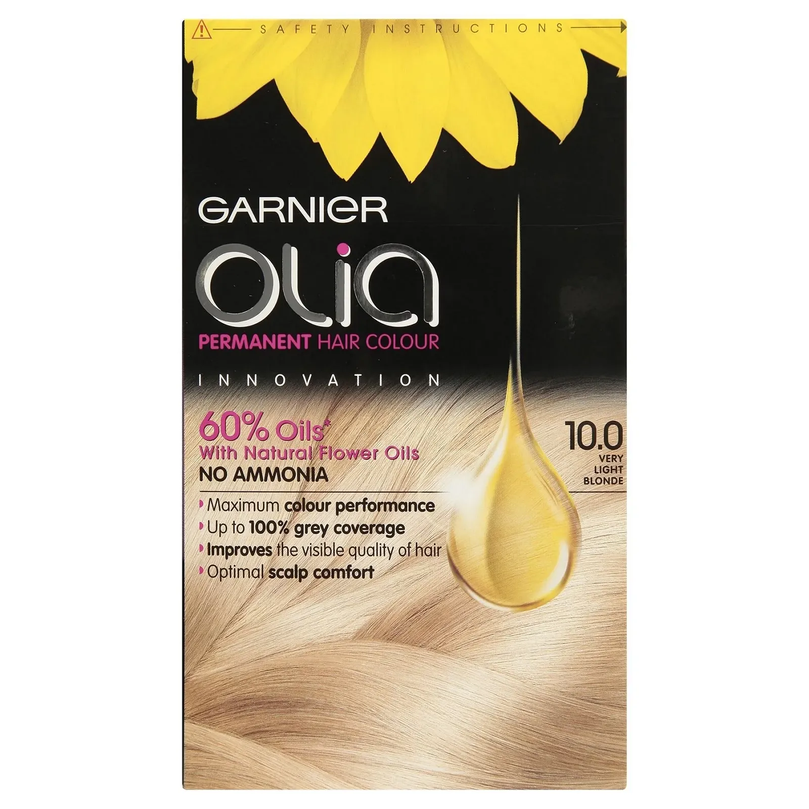 Фарба для волосся Garnier Olia 10.0 Дуже світлий блонд, фото №1 Фарба для волосся Garnier Olia 10.0 Дуже світлий блонд, фото №1