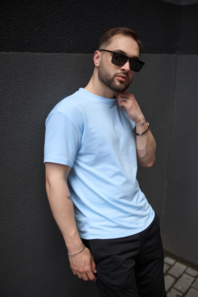 Футболка Loud блакитна, фото №4