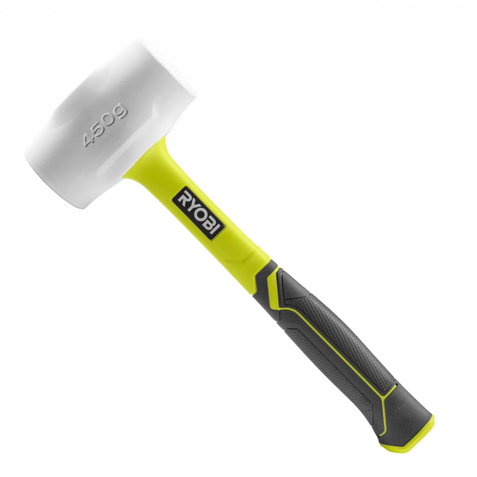 Киянка резиновая Ryobi RHHM450W 450 г из стекловолокна белая, фото №1