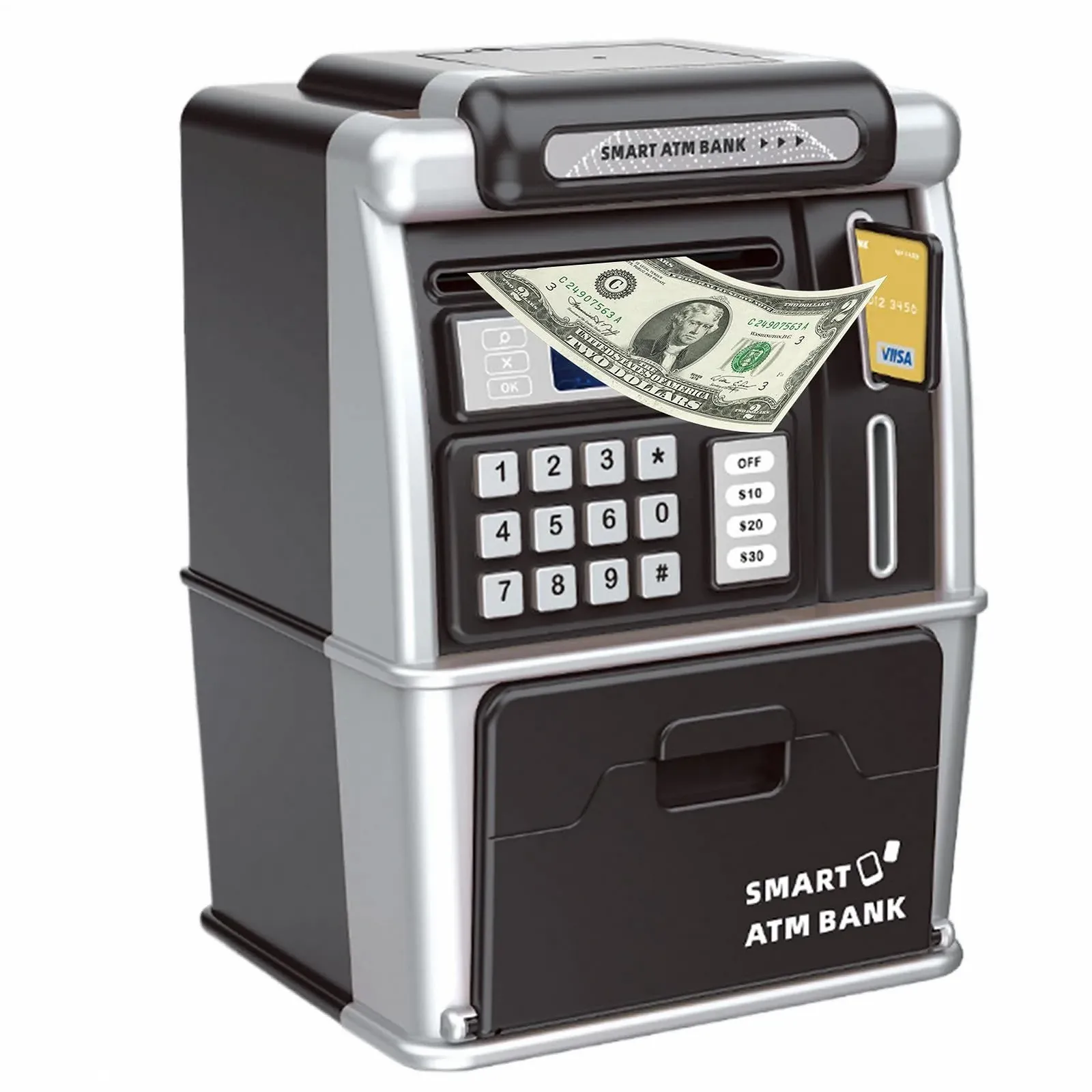 Скарбничка-банкомат електрична з паролем та автоматичним купюроприймачем Innovativ, фото №8