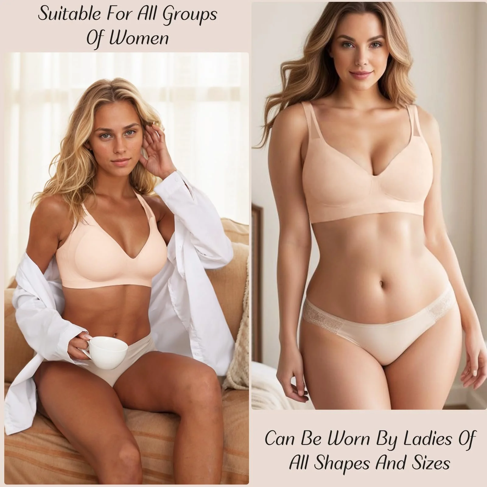 Бюстгальтер Xnova Comfortable безшовный без косточек мягкий push-up с глубоким V-образным вырезом и чашками с подкладкой, фото №7 Бюстгальтер Xnova Comfortable безшовный без косточек мягкий push-up с глубоким V-образным вырезом и чашками с подкладкой, фото №7