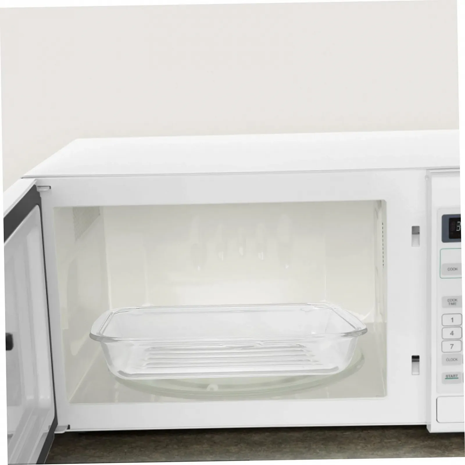 Форма для запікання скляна термостійка для духовки та мікрохвильової печі, легка та міцна, фото №3