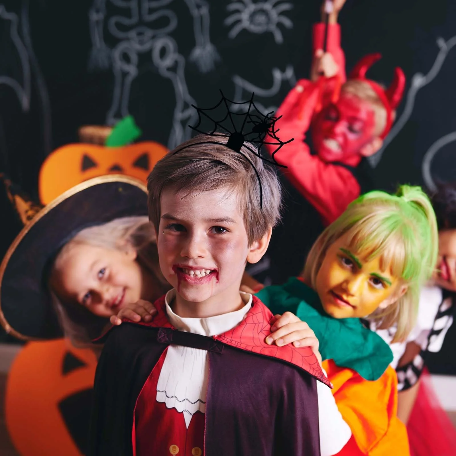 Хэллоуинский обруч с паутиной WLLHY, фото №5