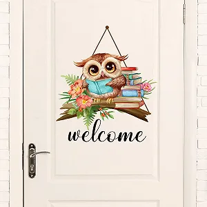 Наклейка на стіну HGDESIGN Owl on Book самоклейна (C) - Фото 1