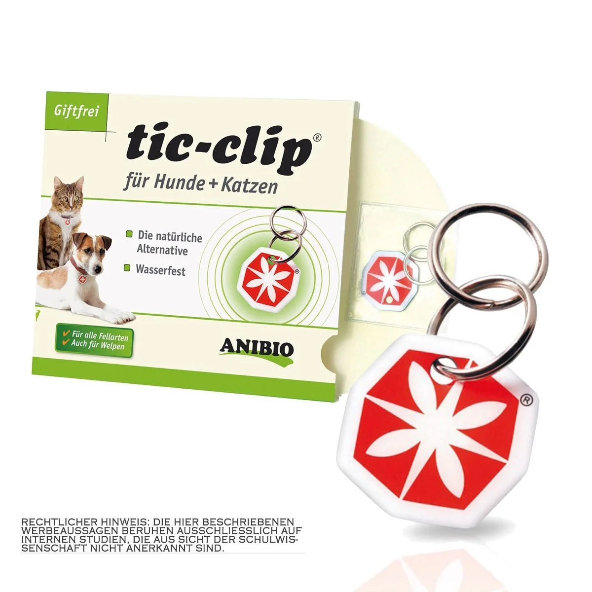 Кліпса від кліщів Anibio Tic Clip для собак та котів, фото №2