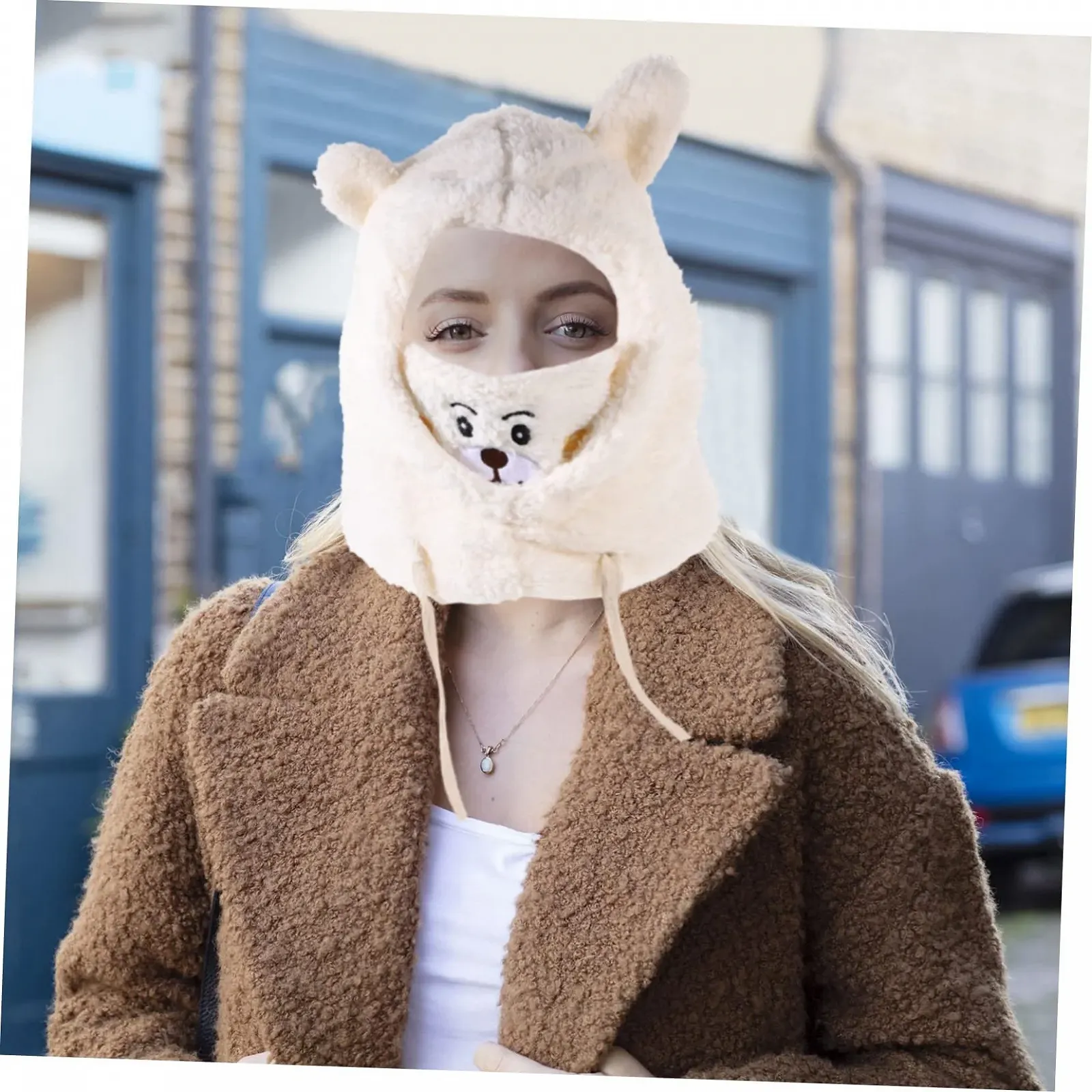 Плюшева шапка LIFKOME, фото №7