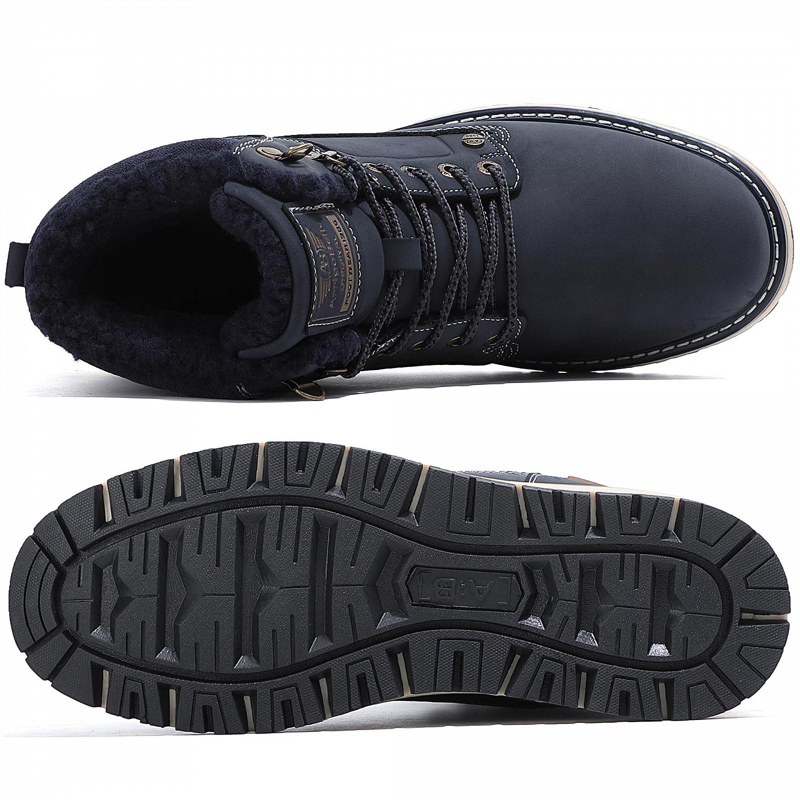 Чоботи ARRIGO BELLO Winterschuhe Herren Winterstiefel Gefüttert Чорно-коричневий, фото №2