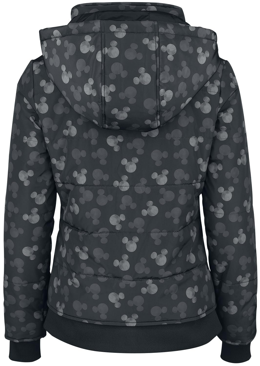 Женская зимняя куртка Mickey Mouse Allover Черный Disney, Fan Merch, Films, Cartoon, фото №2