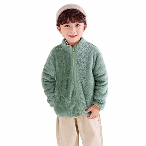 Фланелевая зимняя флисовая куртка для мальчиков Generisch, теплая, толстая, шерстяная куртка, осенняя куртка, зимняя куртка - Фото 1