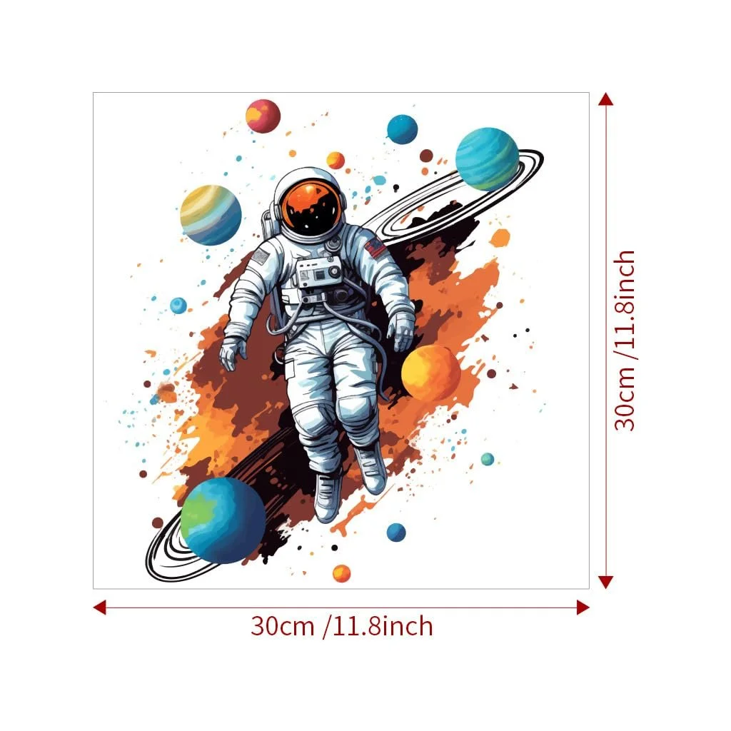 Наклейка на стіну Planet Astronauts маленька, фото №5