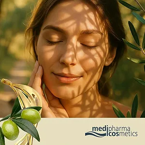 Денний інтенсивний крем для обличчя Medipharma Cosmetics Olive Oil з оливковою олією та колагеном 50 мл synthetic.ua - Фото 1
