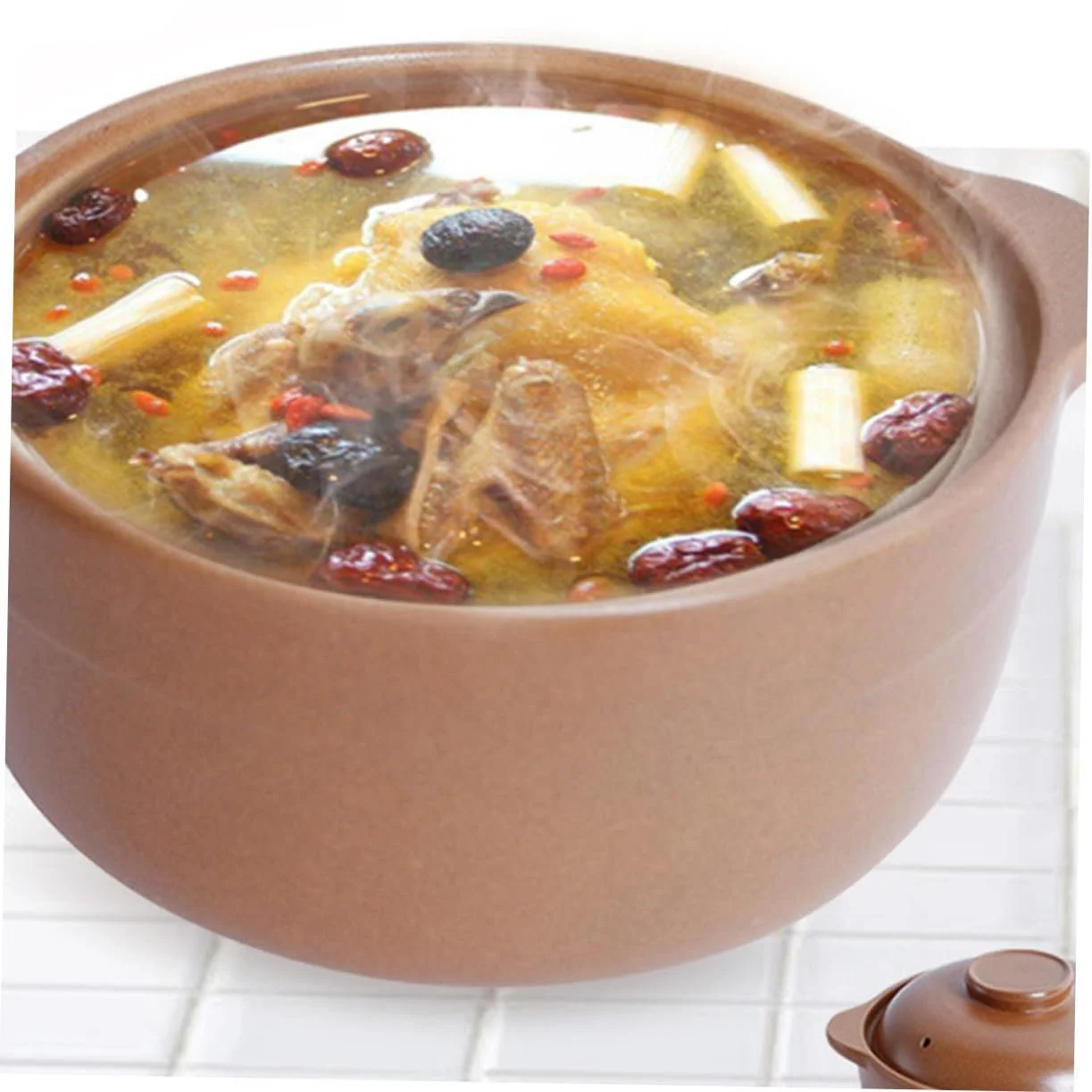 Кастрюля SOIMISS Ceramic Термостойкая с крышкой Керамическая, фото №8